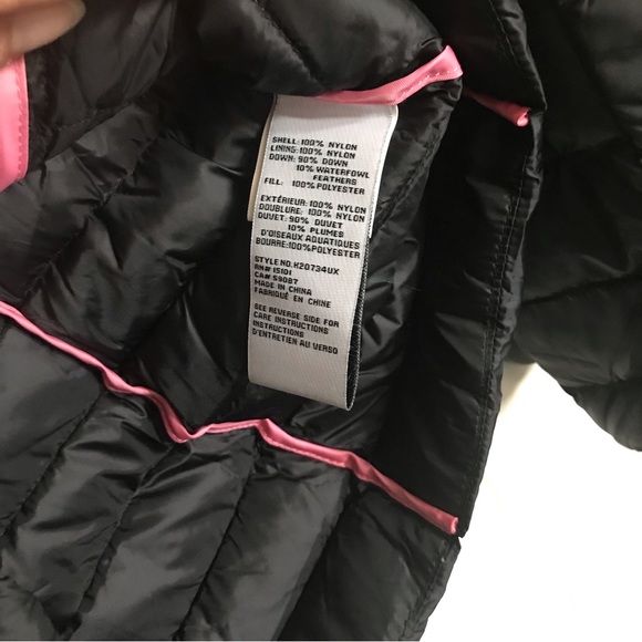 SOLD❣️❣️Kate Spade Black Puffer Hooded Jacket includes package quilted bag - Picture 9 of 16